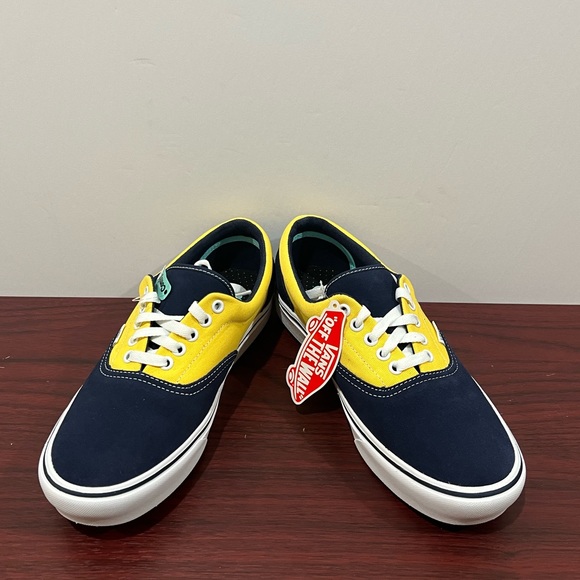 Vans Era ComfyCush, VN0A3WM9VNO, Blue & Yellow - Picture 9 of 12